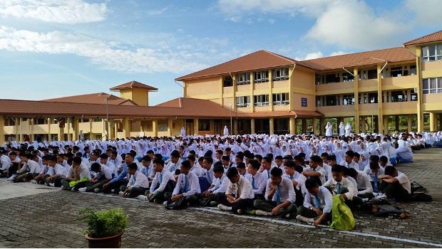 Sekolah Menengah Kebangsaan Datuk Haji Panglima Jakarullah (SMKDHPJA) — one of the schools reached through the TitikLab project.